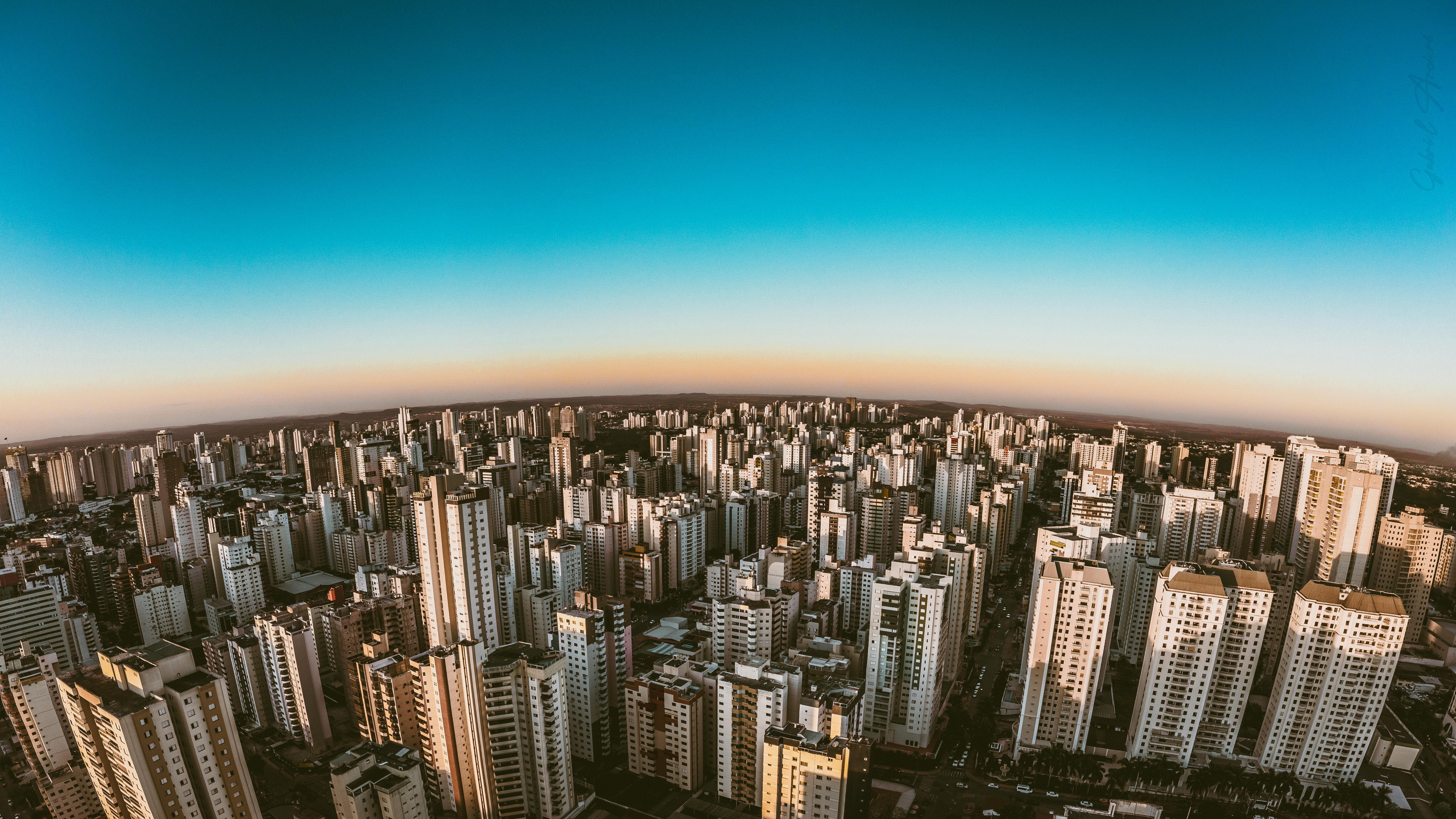 Cidade de Goiânia vista de cima